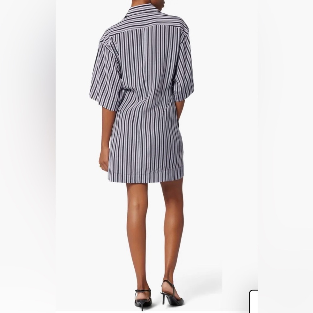 Equipment Femme Etienna Stripe Silk Shirt Dress Women’s Size XS/S - Picture 2 of 8